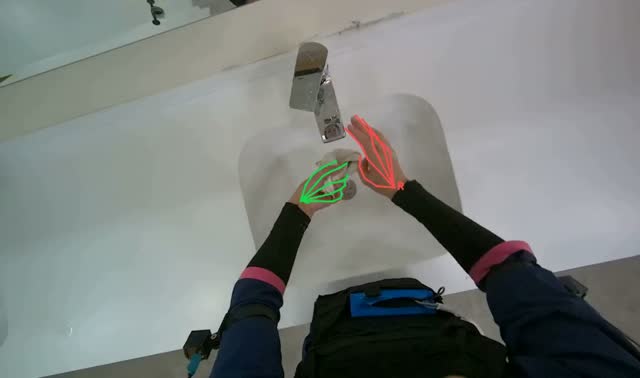 Preparing cleaning tools and supplies: egocentric robotics sample