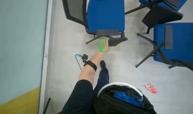 Arranging office chairs: egocentric robotics sample