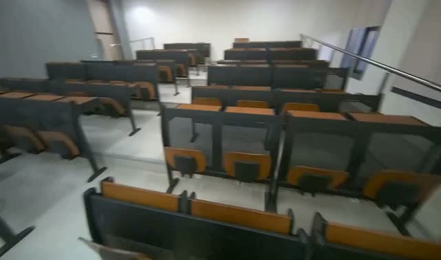 Folding up lecture hall desks: egocentric robotics sample