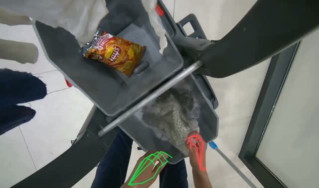Washing and wringing mop head: egocentric robotics sample