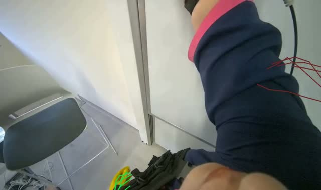 Wiping white board: egocentric robotics sample
