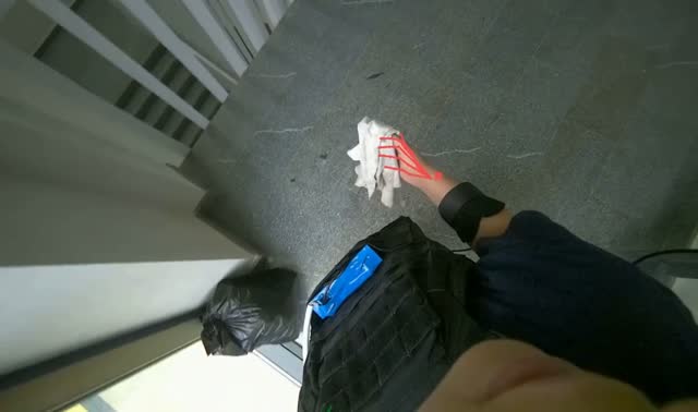 Wiping window frame: egocentric robotics sample