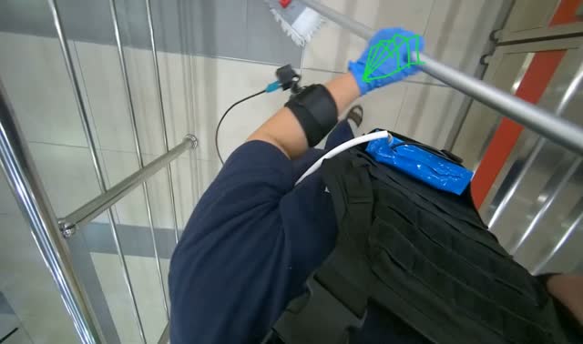 Mopping floor: egocentric robotics sample