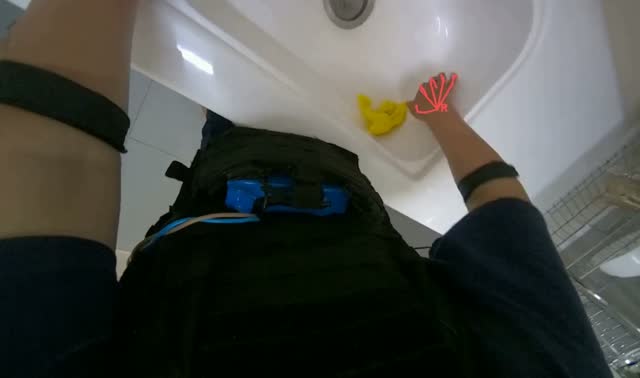 Cleaning kitchen sink: egocentric robotics sample
