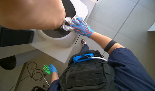 Wiping table surface: egocentric robotics sample