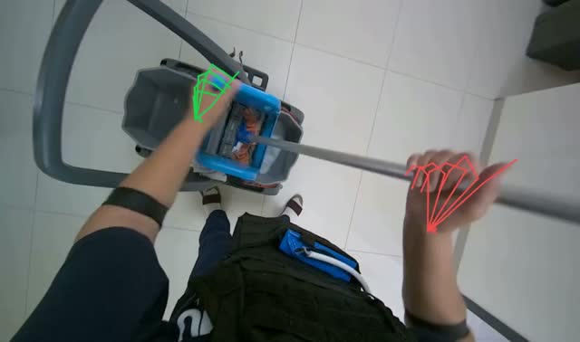 Managing cleaning equipment: egocentric robotics sample