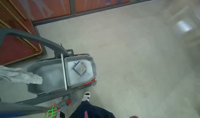 Preparing mopping equipment: egocentric robotics sample
