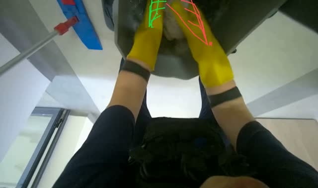Preparing flat mop for use: egocentric robotics sample