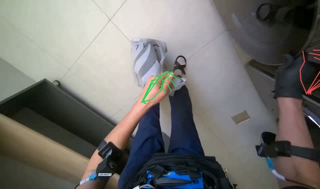 Loading clothes into washing machine: egocentric robotics sample