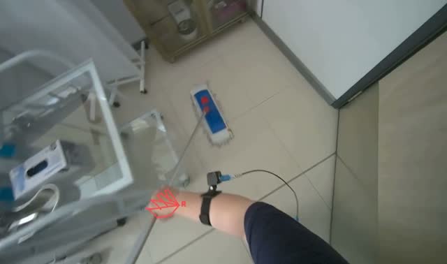Mopping the floor: egocentric robotics sample