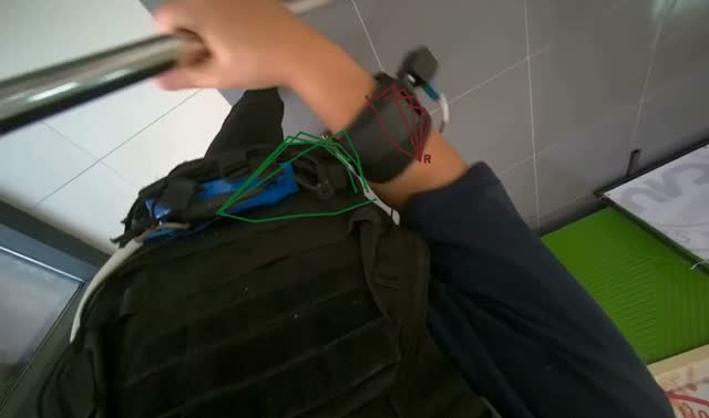 Mopping the floor: egocentric robotics sample