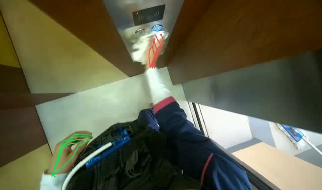 Wiping elevator surfaces: egocentric robotics sample