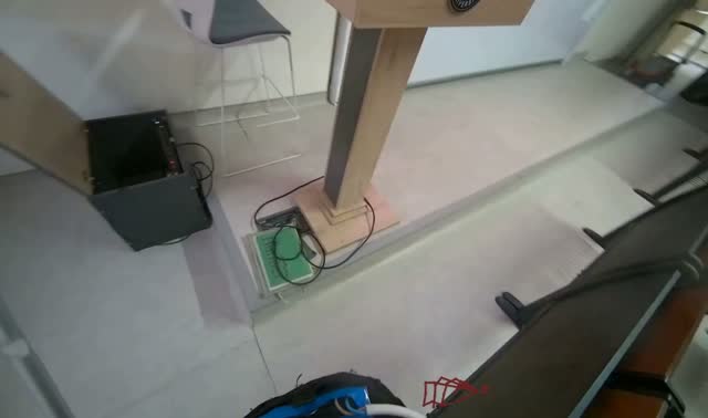 Mopping lecture hall floor: egocentric robotics sample