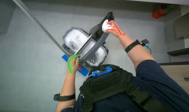 Cleaning the cleaning cart: egocentric robotics sample