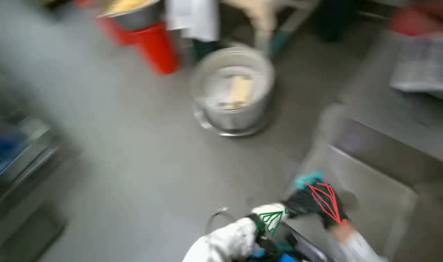 Cleaning kitchen sink and counter: egocentric robotics sample