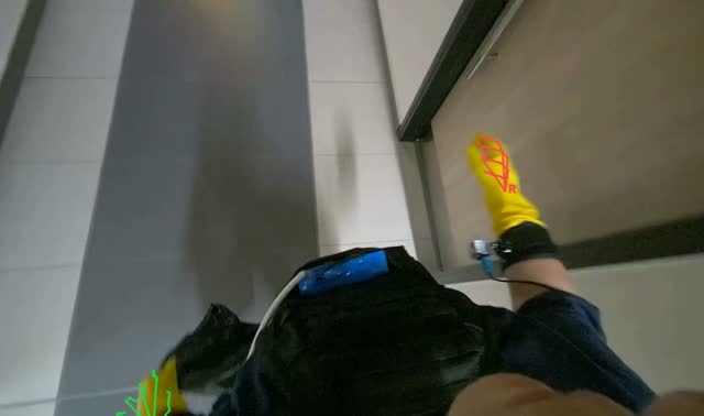 Collecting trash: egocentric robotics sample