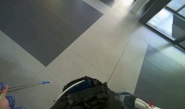 Transporting cleaning supplies: egocentric robotics sample
