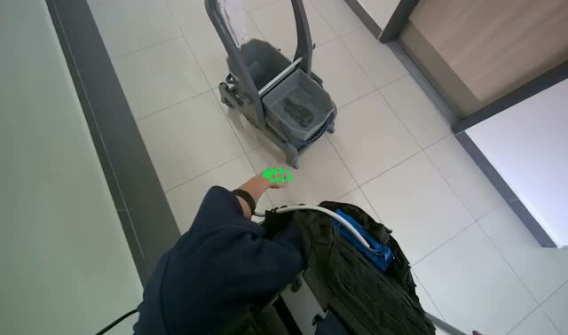 Maintaining mop and bucket: egocentric robotics sample
