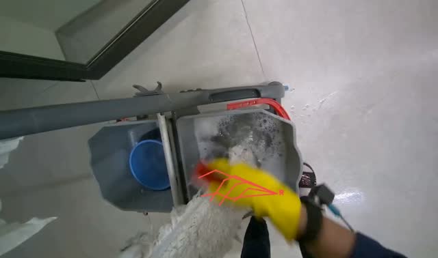 Cleaning mop head: egocentric robotics sample
