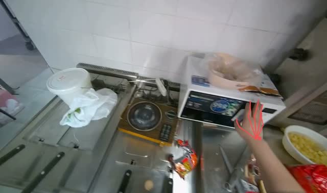 Heating food in microwave: egocentric robotics sample
