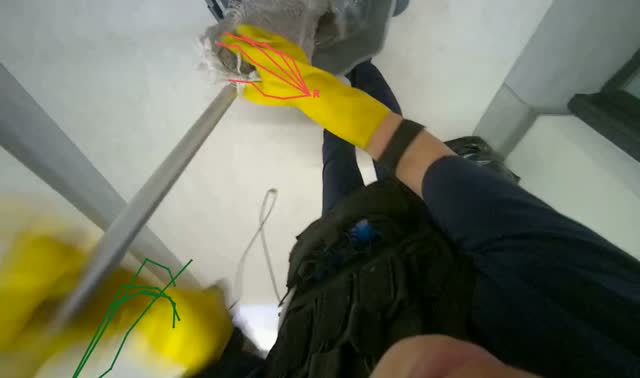 Preparing mop for floor cleaning: egocentric robotics sample