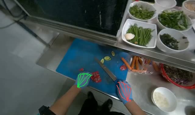 Opening and emptying ingredient packets: egocentric robotics sample