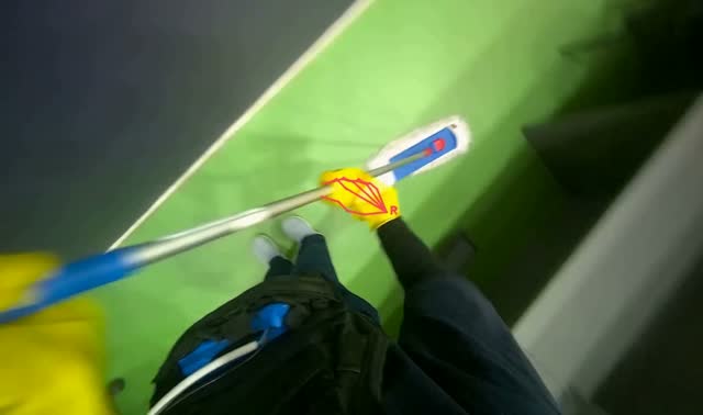 Mopping gym floor: egocentric robotics sample