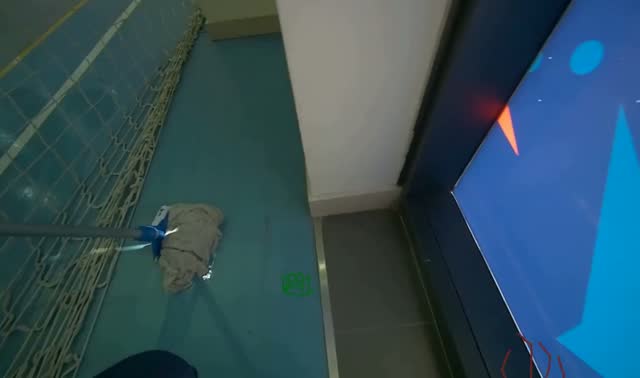 Wiping window frames: egocentric robotics sample