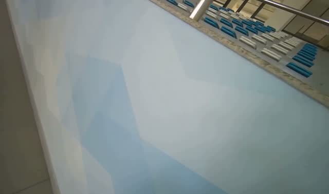 Wiping ledge in pool area: egocentric robotics sample
