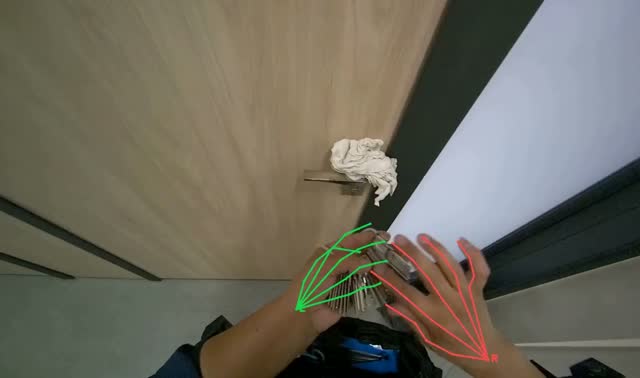 Unlocking office door: egocentric robotics sample