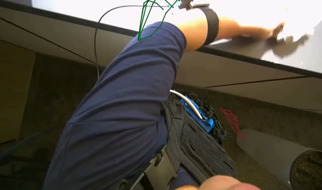 Wiping windowsill surface: egocentric robotics sample