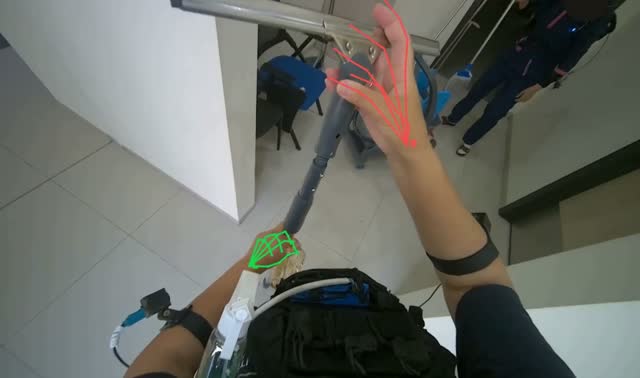 Preparing window cleaning tool: egocentric robotics sample