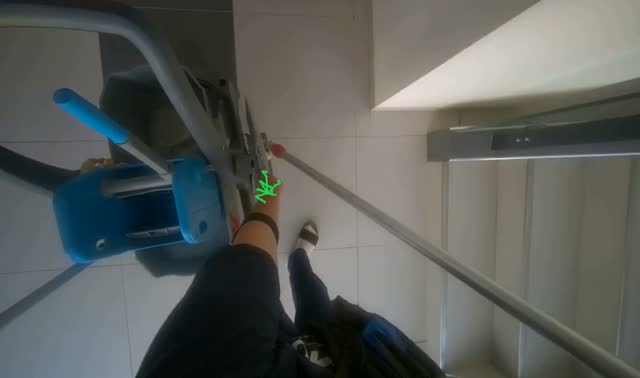 Changing mop head: egocentric robotics sample