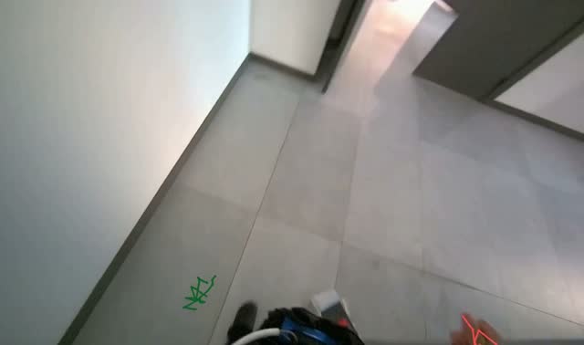 Mopping reception area floor: egocentric robotics sample