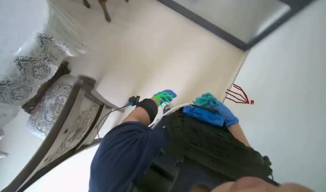 Wiping furniture and surfaces: egocentric robotics sample