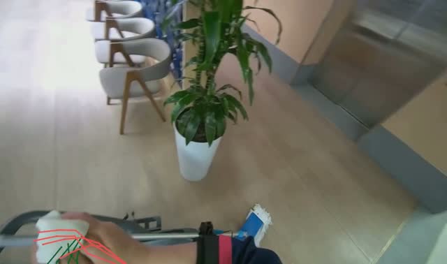 Wringing cleaning cloths: egocentric robotics sample
