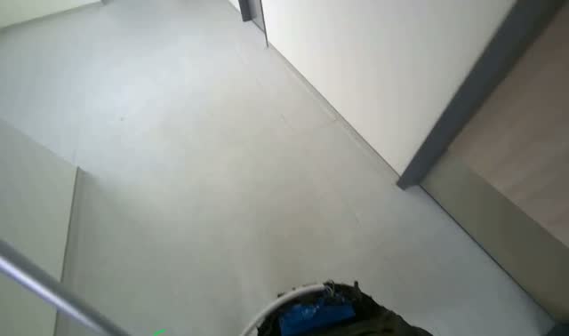 Preparing mop for cleaning: egocentric robotics sample
