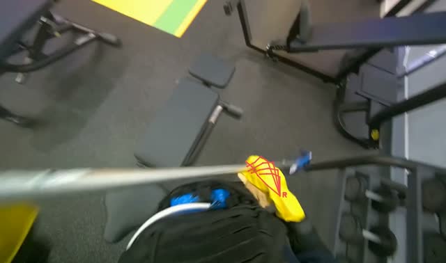 Cleaning gym equipment with tool: egocentric robotics sample