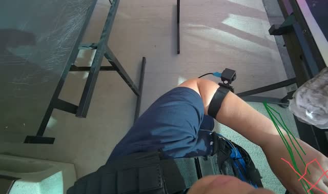 Cleaning the table: egocentric robotics sample