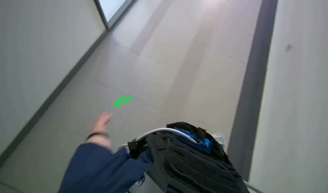 Mopping tiled floor: egocentric robotics sample