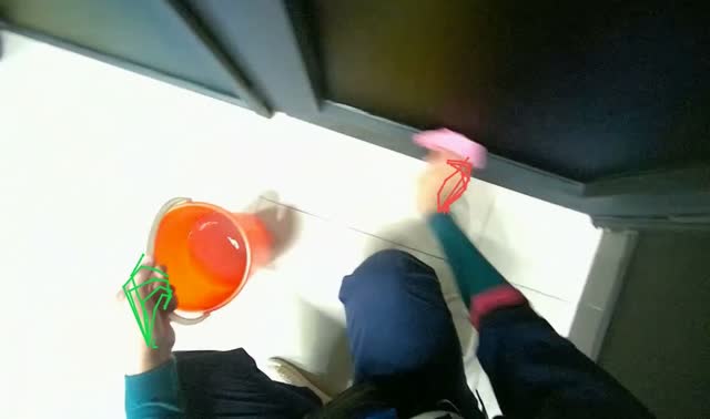 Wiping black door and partitions: egocentric robotics sample