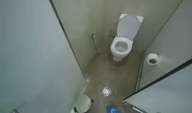 Mopping restroom floors: egocentric robotics sample