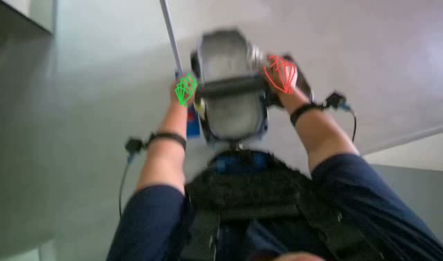 Preparing mop for cleaning: egocentric robotics sample