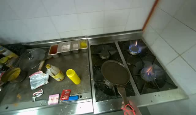 Preparing egg and vegetable wraps: egocentric robotics sample