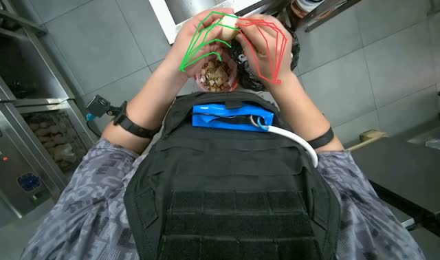Peeling eggs: egocentric robotics sample