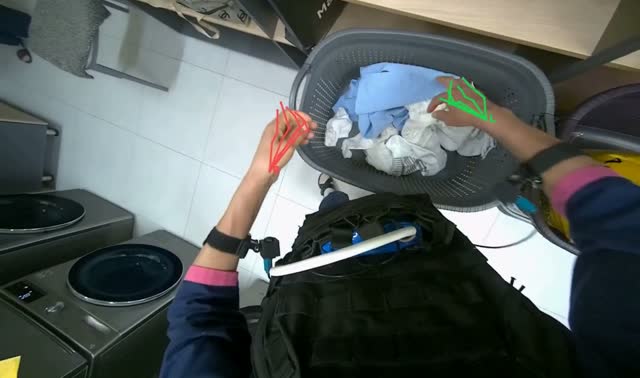 Sorting and folding laundry: egocentric robotics sample