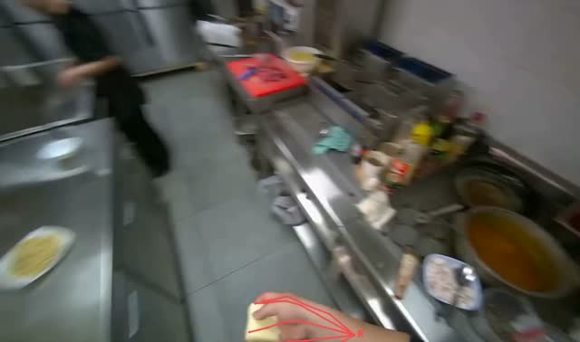 Grating Cheese onto Food: egocentric robotics sample