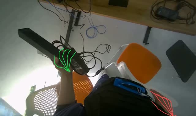 Organizing power strips and cables: egocentric robotics sample