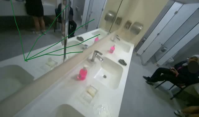 Wiping bathroom sink faucets: egocentric robotics sample