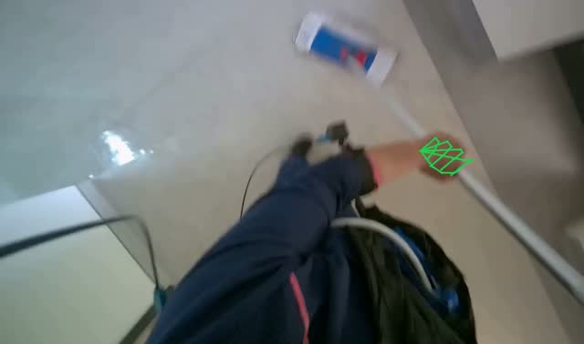 Mopping floor: egocentric robotics sample